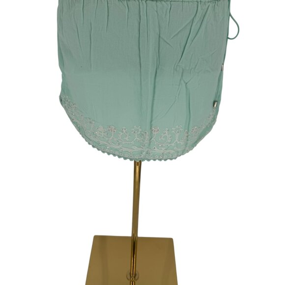 Cynthia Rowley Sz M Sequin Tie Waist Strapless Tube Dress Swim Cover Up Beachy - Picture 6 of 16